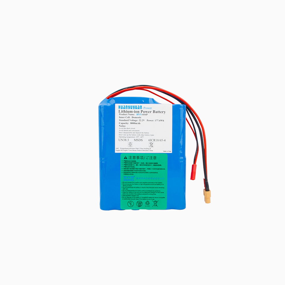18650 8000mah 22.2v