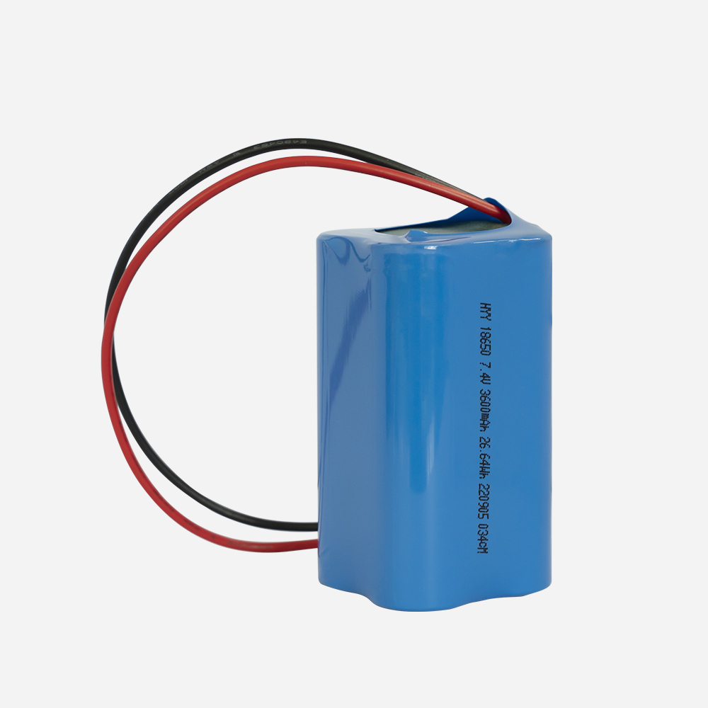 工业三元锂18650电池组 3600mAh 7.4V 灯具、音响锂电池组